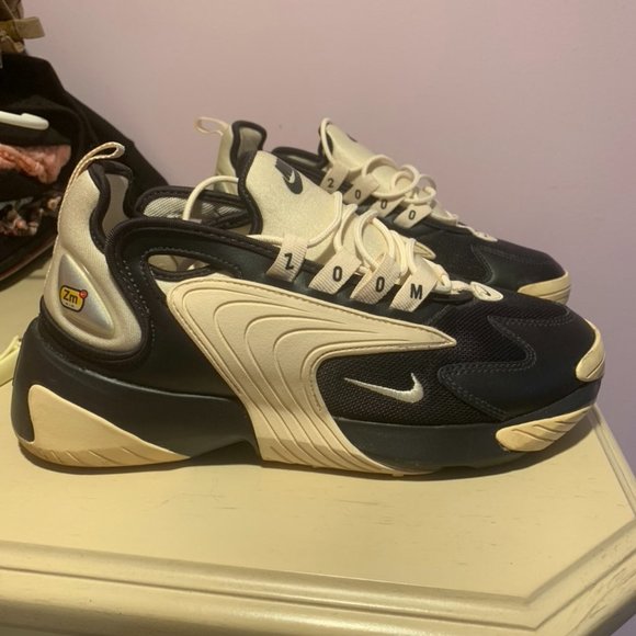 nike zoom 2k cream and black
